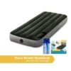 Intex Downy Jr. Twin Airbed - Lit Gonflable - 191x76x25cm - Avec Accessoires -Matériel De Camping downy jr twin airbed lit gonflable 191x76x25cm avec accessoires