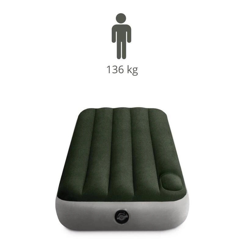 Intex Downy Jr. Twin Airbed - Lit Gonflable - 191x76x25cm - Avec Accessoires 5 Intex Downy Jr. Twin Airbed - Lit Gonflable - 191x76x25cm - Avec Accessoires – Image 3