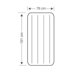 Intex Downy Jr. Twin Airbed - Lit Gonflable - 191x76x25cm - Avec Accessoires 10 Intex Downy Jr. Twin Airbed - Lit Gonflable - 191x76x25cm - Avec Accessoires -Matériel De Camping downy jr twin airbed lit gonflable 191x76x25cm avec accessoires 3