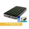 Intex Downy Twin Airbed With Foot BIP - Lit Gonflable - 191x99x25cm - Avec Accessoires -Matériel De Camping downy twin airbed with foot bip lit gonflable 191x99x25cm avec accessoires
