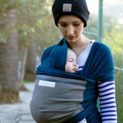 Écharpe L'Originale JPMBB - BLEU PAON, Eléphant -Matériel De Camping echarpe loriginale jpmbb bleu paon elephant 2