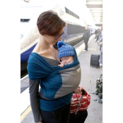 Écharpe L'Originale JPMBB - BLEU PAON, Eléphant -Matériel De Camping echarpe loriginale jpmbb bleu paon elephant 4