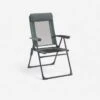 Quechua FAUTEUIL PLIANT CONFORTABLE POUR LE CAMPING - INCLINABLE - ACIER -Matériel De Camping fauteuil pliant confortable pour le camping inclinable acier