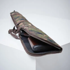 Fourreau Chasse Fusil 125 Cm Camo Woodland Vert Et Marron -Matériel De Camping fourreau chasse fusil 125 cm camo woodland vert et marron 2