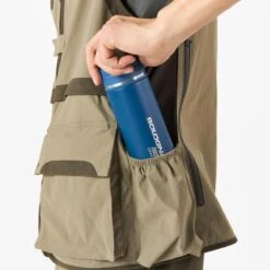 Gilet Chasse Léger Et Respirant Homme - 500 Vert Clair -Matériel De Camping gilet chasse leger et respirant homme 500 vert clair 8