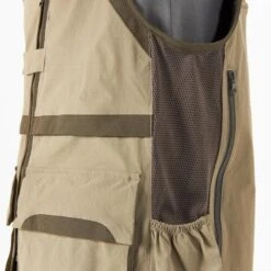 Gilet Chasse Léger Et Respirant Homme - 500 Vert Clair -Matériel De Camping gilet chasse leger et respirant homme 500 vert clair 9