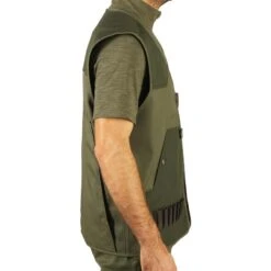 Gilet Chasse Léger Homme - 100 Vert -Matériel De Camping gilet chasse leger homme 100 vert 3