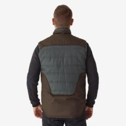 Gilet De Chasse Chaud Vert 500. -Matériel De Camping gilet de chasse chaud vert 500 3