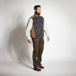 GILET POLAIRE SANS MANCHES MOUTONNE 500 GRIS -Matériel De Camping gilet polaire sans manches moutonne 500 gris 7
