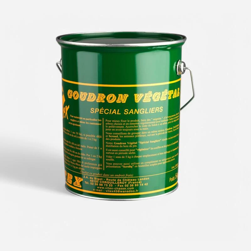 Goudron Seau De 5 KG Spécial Sangliers 3 Goudron Seau De 5 KG Spécial Sangliers
