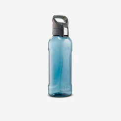Quechua Gourde Ecozen® 0,8L Avec Bouchon Ouverture Rapide Pour La Randonnée - Bleu