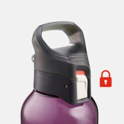 Quechua Gourde Ecozen® 0,8L Avec Bouchon Ouverture Rapide Pour La Randonnée - Violet -Matériel De Camping gourde ecozen 08l avec bouchon ouverture rapide pour la randonnee violet 5