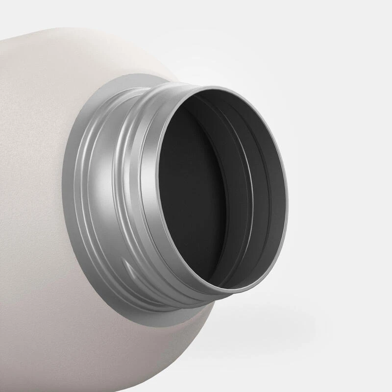 Quechua Gourde Inox 1L Avec Bouchon à Vis Pour La Randonnée - Blanc 9 Quechua Gourde Inox 1L Avec Bouchon à Vis Pour La Randonnée - Blanc – Image 7