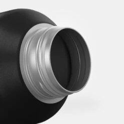 Quechua Gourde Inox 1L Avec Bouchon à Vis Pour La Randonnée - Noir -Matériel De Camping gourde inox 1l avec bouchon a vis pour la randonnee noir 6