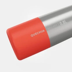 Quechua Gourde Isotherme Inox 0,8L Bouchon à Ouverture Rapide Pour La Randonnée - Rouge -Matériel De Camping gourde isotherme inox 08l bouchon a ouverture rapide pour la randonnee rouge 2