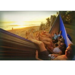 TICKET TO THE MOON Hamac King SizeAqua / Gris Foncé -Matériel De Camping hamac king sizeaqua gris fonce 3