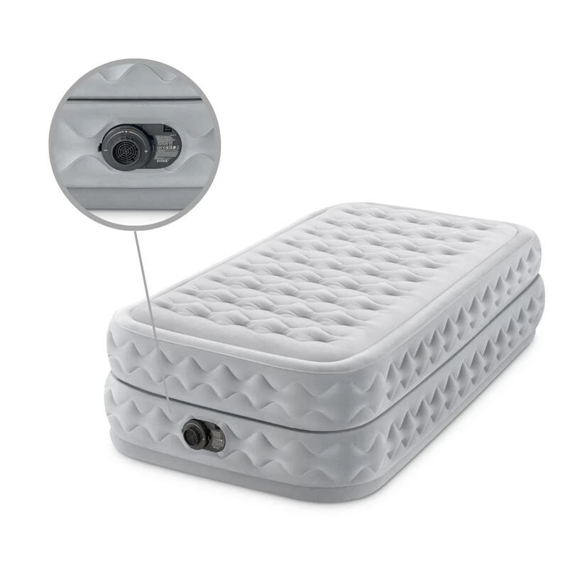 Intex Matelas Gonflable - 1-Person - 99 X 191 X 51 Cm - Gris 4 Intex Matelas Gonflable - 1-Person - 99 X 191 X 51 Cm - Gris – Image 2