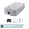 Intex Matelas Gonflable - 1-Person - 99 X 191 X 51 Cm - Gris -Matériel De Camping intex matelas gonflable 1 person 99 x 191 x 51 cm gris