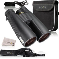 Bresser Jumelles 15x56 G400 EXPLORE SCIENTIFIQUE Parfaites Pour Le Coucher Du Soleil