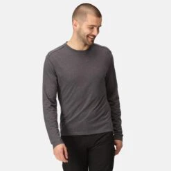 Regatta Karter II Homme Marche T-shirt à Manches Longues -Matériel De Camping karter ii homme marche t shirt a manches longues 3
