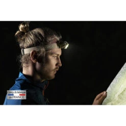 Lampe Frontale DIABLO - Bandeau Uni Coyote – Fabrication FRANCE -Matériel De Camping lampe frontale diablo bandeau uni coyote fabrication france 2