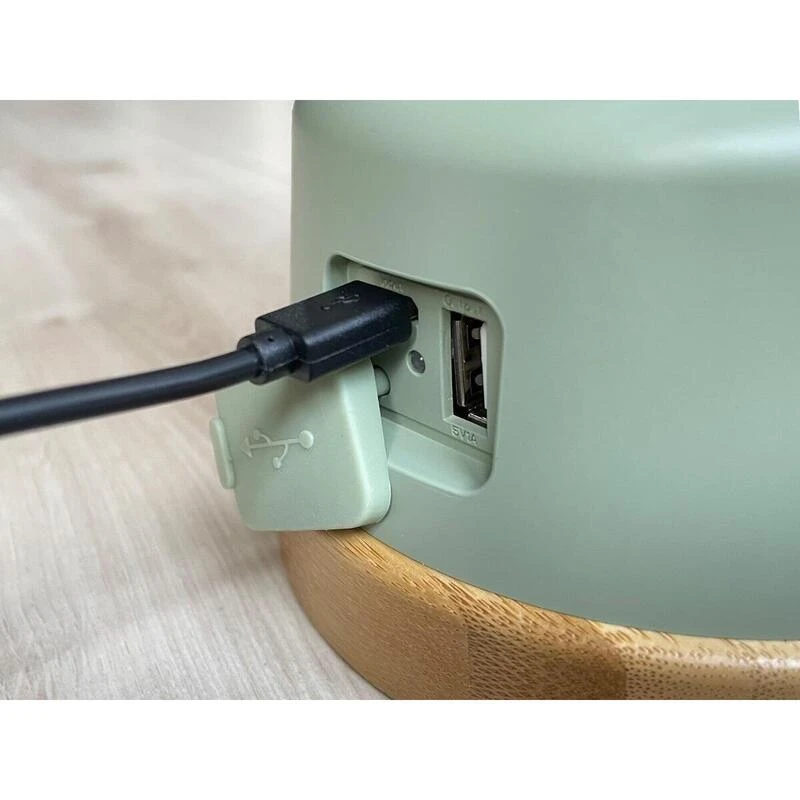 Lampe Lanterne De Camping LED Kiruna - Rechargeable - USB - Bambou - Style Rétro 7 Lampe Lanterne De Camping LED Kiruna - Rechargeable - USB - Bambou - Style Rétro – Image 5