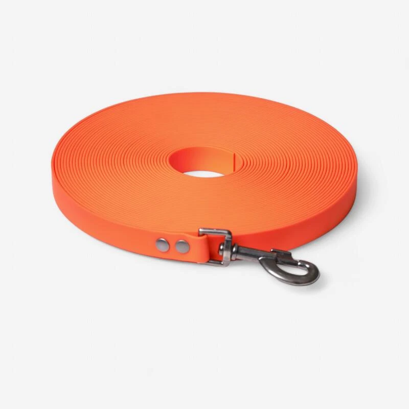 Longe Plate Pour Chien 15m Fluo Orange 3 Longe Plate Pour Chien 15m Fluo Orange