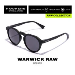 HAWKERS Lunettes De Soleil Pour Homme Et Femme BLACK DARK - WARWICK Raw -Matériel De Camping lunettes de soleil pour homme et femme black dark warwick raw 5