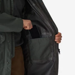 Manteau Long Chasse Imperméable 500 Vert -Matériel De Camping manteau long chasse impermeable 500 vert 9