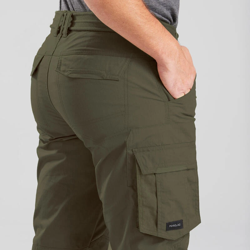 Pantalon Cargo De Trek Voyage - TRAVEL 100 Kaki Homme 10 Pantalon Cargo De Trek Voyage - TRAVEL 100 Kaki Homme – Image 8