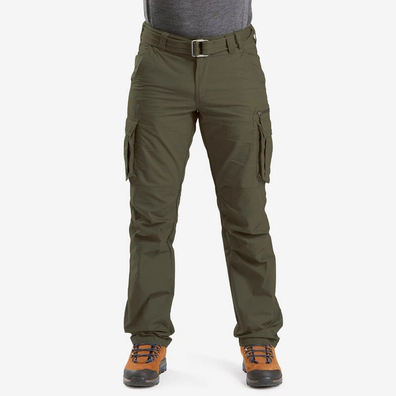 Pantalon Cargo De Trek Voyage - TRAVEL 100 Kaki Homme 3 Pantalon Cargo De Trek Voyage - TRAVEL 100 Kaki Homme