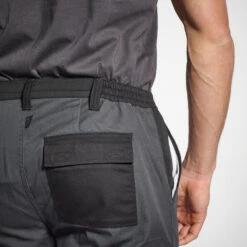 PANTALON CARGO RESISTANT STEPPE 300 BICOLORE GRIS ET NOIR 11 PANTALON CARGO RESISTANT STEPPE 300 BICOLORE GRIS ET NOIR -Matériel De Camping pantalon cargo resistant steppe 300 bicolore gris et noir 3