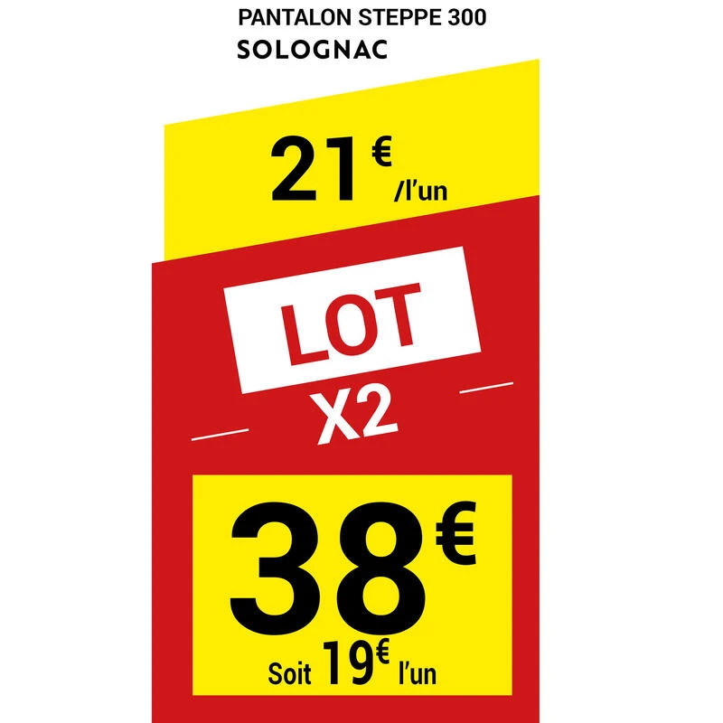 PANTALON CARGO RESISTANT STEPPE 300 GRIS 4 PANTALON CARGO RESISTANT STEPPE 300 GRIS – Image 2