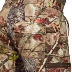 PANTALON CHASSE 100 RESPIRANT SILENCIEUX COTON CAMOUFLAGE FORET -Matériel De Camping pantalon chasse 100 respirant silencieux coton camouflage foret 6