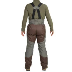 PANTALON CHASSE A BRETELLES CHAUD -20°C VERT 100 -Matériel De Camping pantalon chasse a bretelles chaud 20c vert 100 4