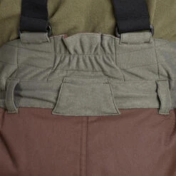 PANTALON CHASSE A BRETELLES CHAUD -20°C VERT 100 -Matériel De Camping pantalon chasse a bretelles chaud 20c vert 100 5