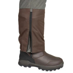 PANTALON CHASSE A BRETELLES CHAUD -20°C VERT 100 -Matériel De Camping pantalon chasse a bretelles chaud 20c vert 100 8