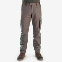 PANTALON CHASSE IMPERMÉABLE CHAUD 500 VERT -Matériel De Camping pantalon chasse impermeable chaud 500 vert 2