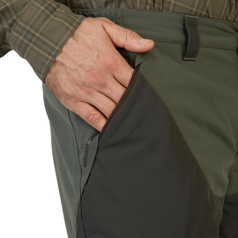 Pantalon Chasse Imperméable Renfort Vert 540 11 Pantalon Chasse Imperméable Renfort Vert 540 – Image 9