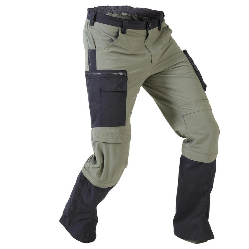 Pantalon Chasse Léger, Résistant Et Respirant Homme - Steppe 920 Guêtres Vert 4 Pantalon Chasse Léger, Résistant Et Respirant Homme - Steppe 920 Guêtres Vert – Image 2