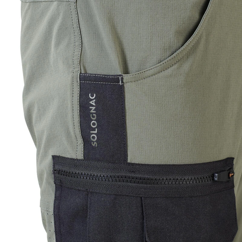 Pantalon Chasse Léger, Résistant Et Respirant Homme - Steppe 920 Guêtres Vert 12 Pantalon Chasse Léger, Résistant Et Respirant Homme - Steppe 920 Guêtres Vert – Image 10
