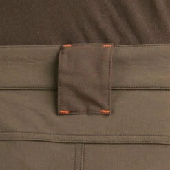 PANTALON Chasse RENFORT MARRON TEMPS SEC 500 -Matériel De Camping pantalon chasse renfort marron temps sec 500 8