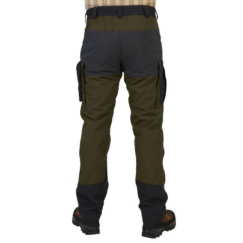 PANTALON CHASSE RÉSISTANT ET RESPIRANT HOMME - STEPPE 900 VERT 5 PANTALON CHASSE RÉSISTANT ET RESPIRANT HOMME - STEPPE 900 VERT – Image 3