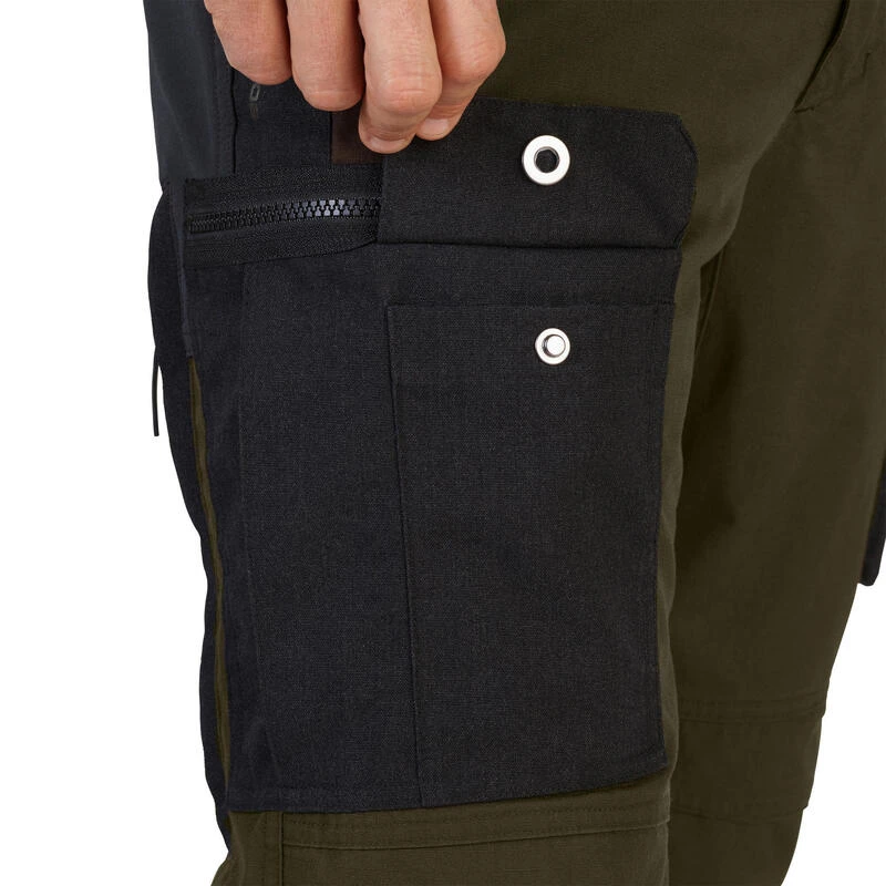 PANTALON CHASSE RÉSISTANT ET RESPIRANT HOMME - STEPPE 900 VERT 10 PANTALON CHASSE RÉSISTANT ET RESPIRANT HOMME - STEPPE 900 VERT – Image 8