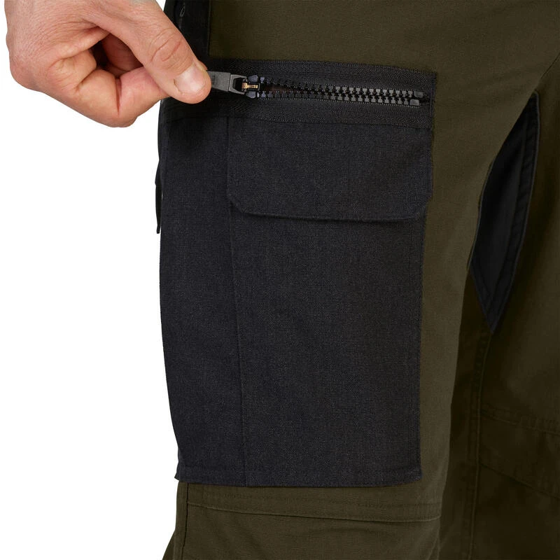 PANTALON CHASSE RÉSISTANT ET RESPIRANT HOMME - STEPPE 900 VERT 11 PANTALON CHASSE RÉSISTANT ET RESPIRANT HOMME - STEPPE 900 VERT – Image 9