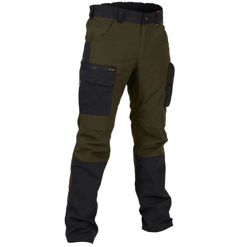 PANTALON CHASSE RÉSISTANT ET RESPIRANT HOMME - STEPPE 900 VERT 3 PANTALON CHASSE RÉSISTANT ET RESPIRANT HOMME - STEPPE 900 VERT