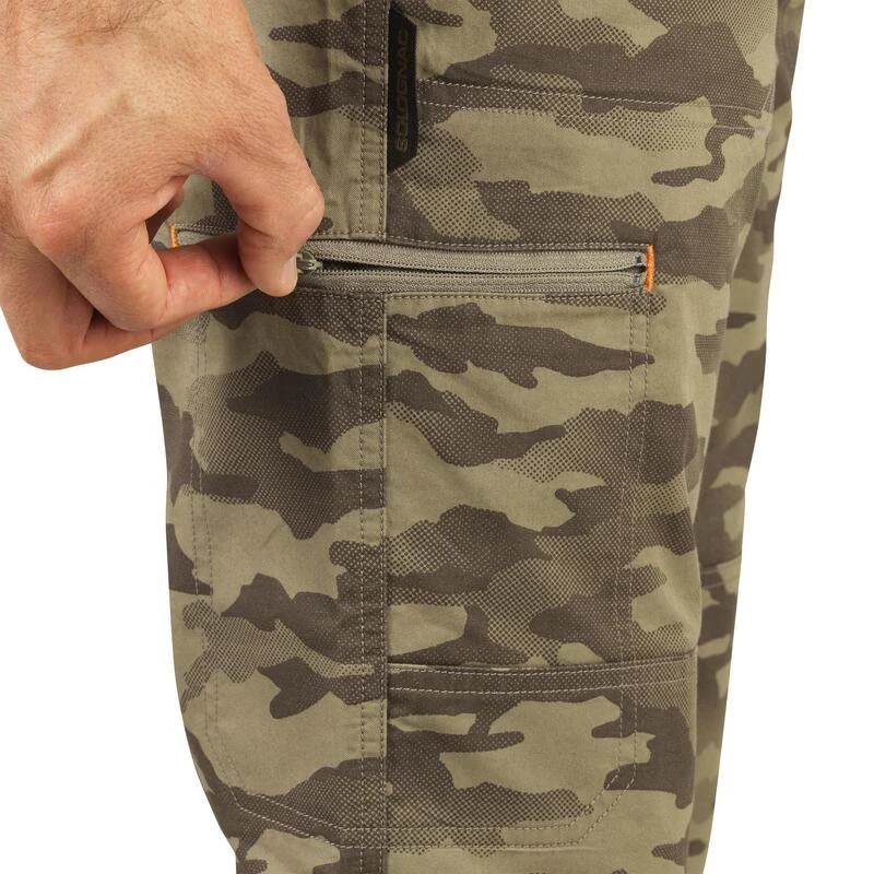 Pantalon Léger Chasse Homme - 100 Camouflage Island Vert 9 Pantalon Léger Chasse Homme - 100 Camouflage Island Vert – Image 7