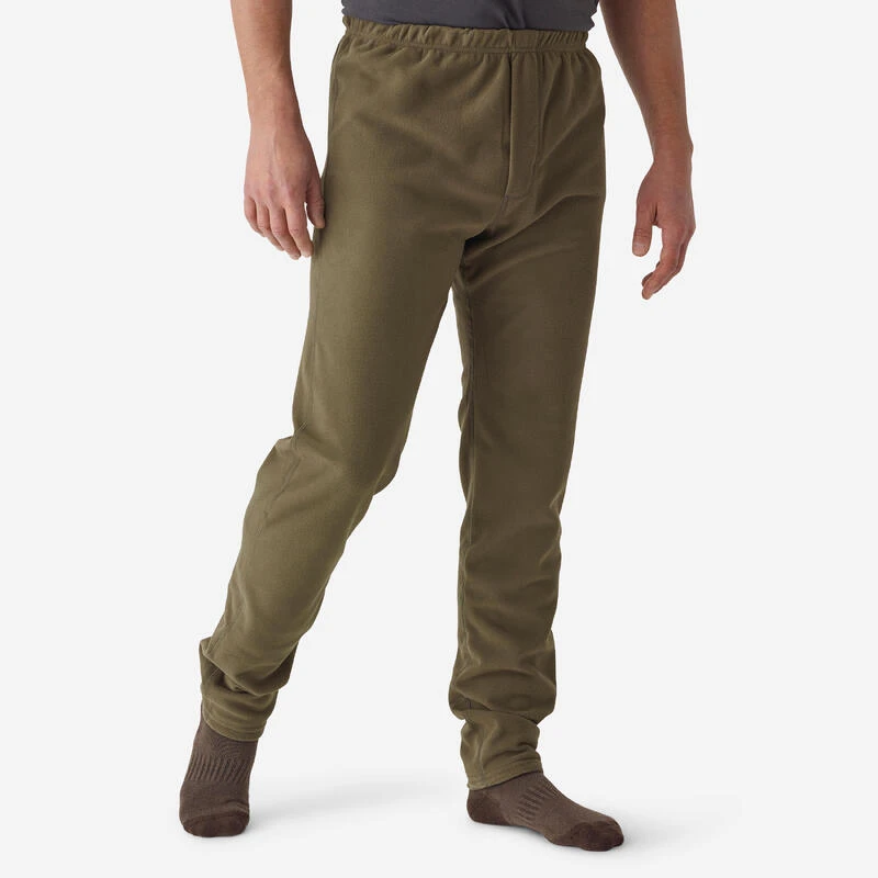PANTALON SOUS VÊTEMENT POLAIRE 100 VERT 3 PANTALON SOUS VÊTEMENT POLAIRE 100 VERT