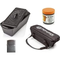 Petromax K4 Bread Pan Starter Set 1 - K4 Pan + Sac De Rangement + Conditionneur -Matériel De Camping petromax k4 bread pan starter set 1 k4 pan sac de rangement conditionneur 1