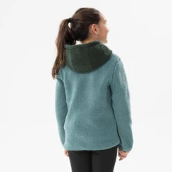 Polaire De Randonnée - Columbia Hoodie Sherpa Verte - Enfant 7-15 Ans -Matériel De Camping polaire de randonnee columbia hoodie sherpa verte enfant 7 15 ans 4